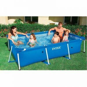 Everything you need Pools & Spas Struttura in metallo tubo di acciaio rettangolare piazza piscina Set Pipe Rac...