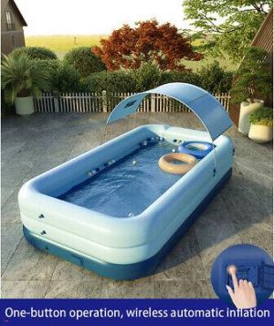 Everything you need Pools & Spas Wireless Automatic Inflatable Swimming Pools Above Ground Home Adult Kids Large
